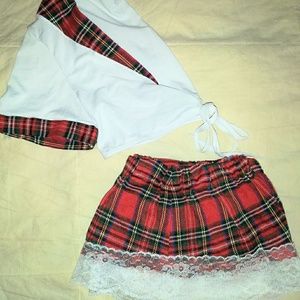 Sexy School Girl 2 Piece Cosplay. Never worn